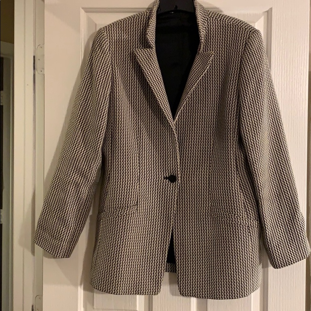 Ellen Tracy houndstooth Blazer